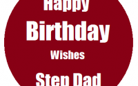 Happy Birthday Wishes for Stepdad