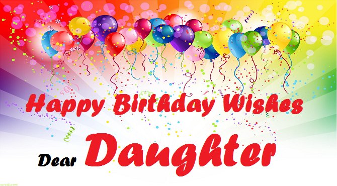Happy Birthday Wishes Messages for Daughter  HappyBDwishes