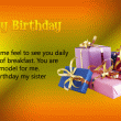 Happy birthday wishes for Sister